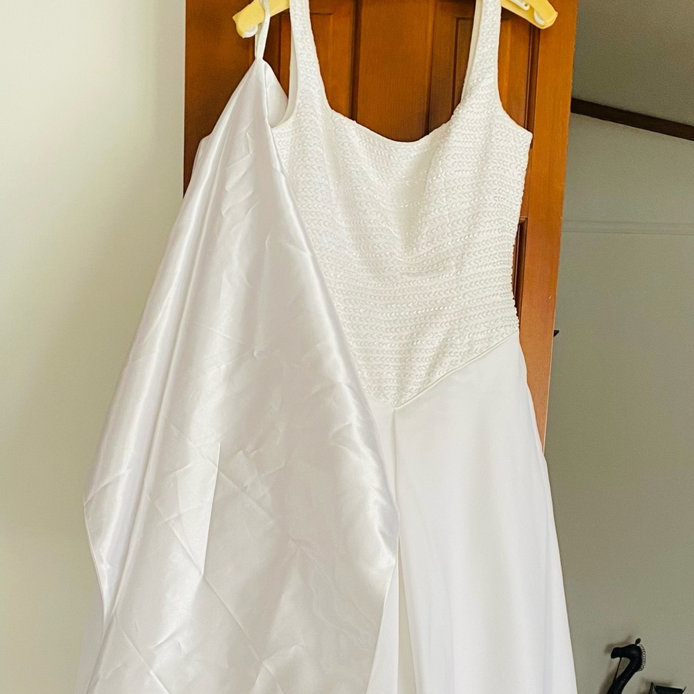 Beautiful beaded wedding gown